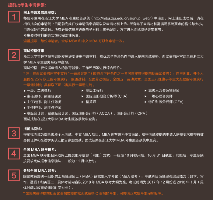 浙江大学2018年MBA工商管理硕士招生简章