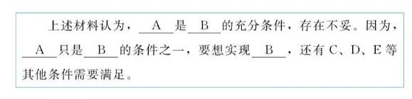 2021年MBA管理类联考论证有效性分析必背模板