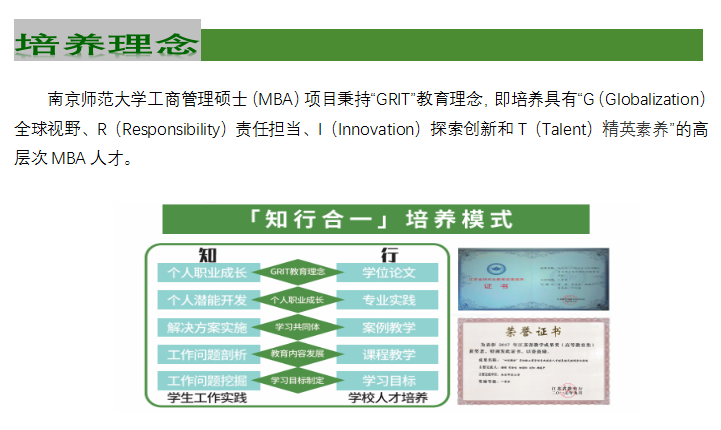  南京师范大学2022年MBA招生简章