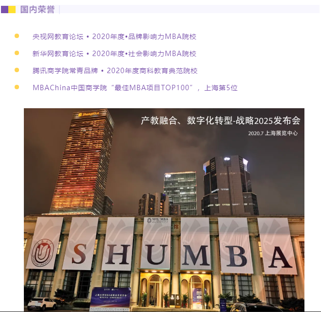 上海大学2022年MBA招生简章重磅发布