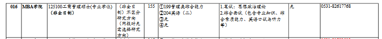 山东财经大学2022年MBA招生简章