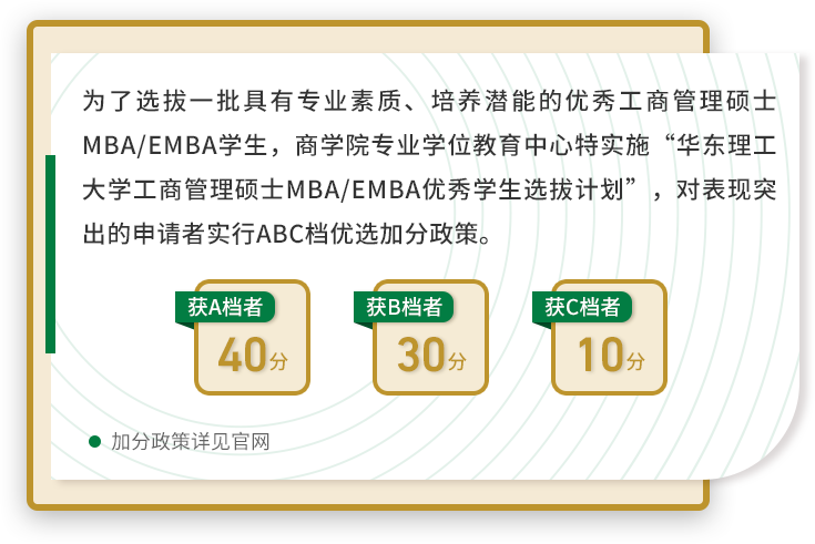 2023年华东理工大学MBA优选面试8月27/28日开始申请
