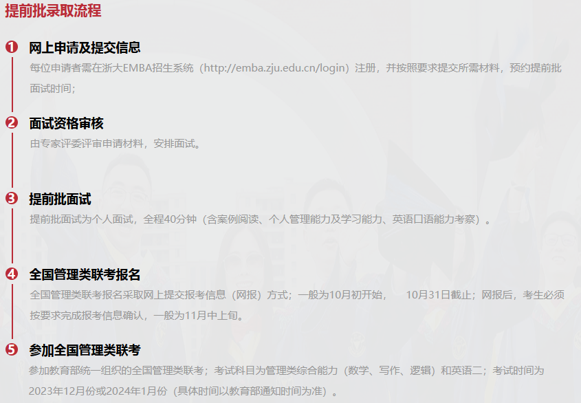 2024级浙江大学EMBA提前面试于5月20日开启！