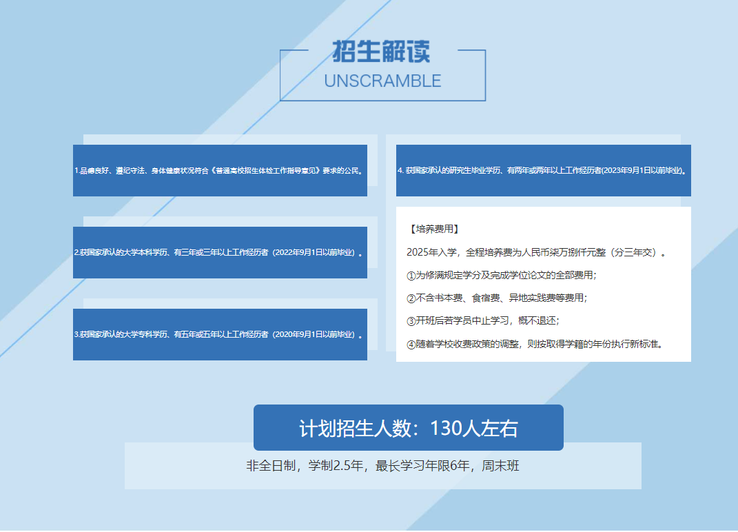 西南科技大学2025年非全日制MBA招生简章